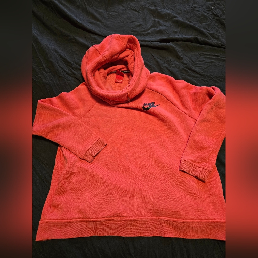 Nike Cowl Pink Hoodie